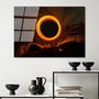 Wallity Pintura Decorativa de Vidrio Templado UV-089 Multicolor 70 x 100 cm